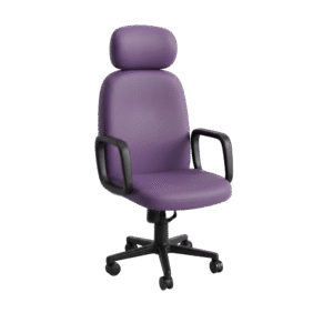 High-Back Office Chair with Headrest