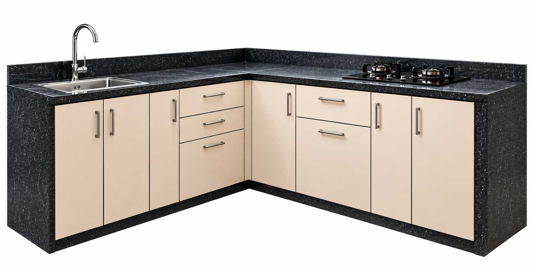 L-Shaped Modular Kitchen
